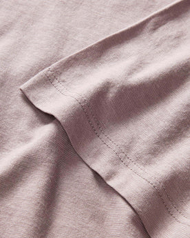 material shot of the cuff on The Cotton Hemp Tee in Poppy Seed, Knits by Taylor Stitch