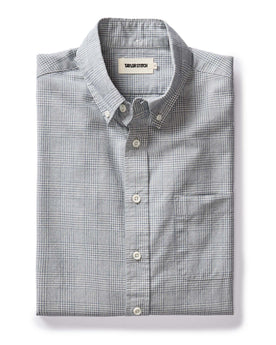 flatlay of The Jack in Ash Twist Plaid, Wovens by Taylor Stitch