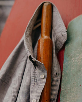 The Jack in Ash Twist Plaid, hanging, Wovens by Taylor Stitch