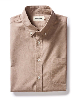 flatlay of The Jack in Faded Brick Chambray, Wovens by Taylor Stitch