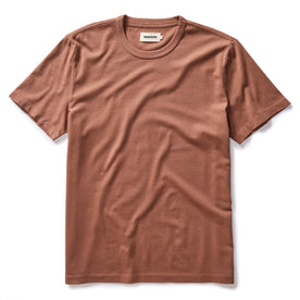 The Organic Cotton Tee in Faded Brick - featured image