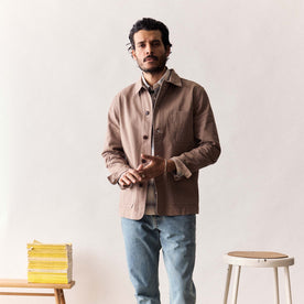 The Ojai Jacket in Organic Dried Earth Foundation Twill - featured image