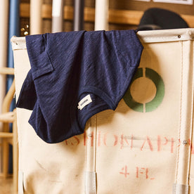 The Organic Cotton Tee in Rinsed Indigo - featured image