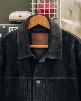The Ryder Jacket in Dark Navy Suede: Alternate Image 4, Outerwear by Taylor Stitch