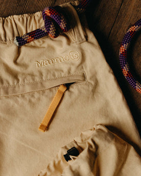 material shot of the back zip pocket on The Scramble Pant in Boulder, Bottoms by Taylor Stitch