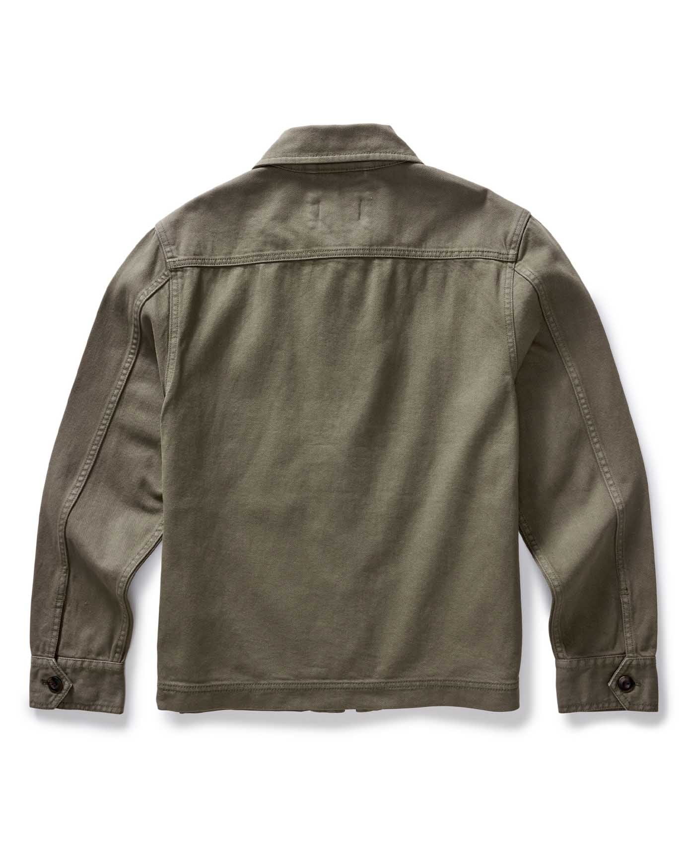 The Station Jacket in Fatigue Olive Broken Twill: Alternate Image 7, Outerwear by Taylor Stitch