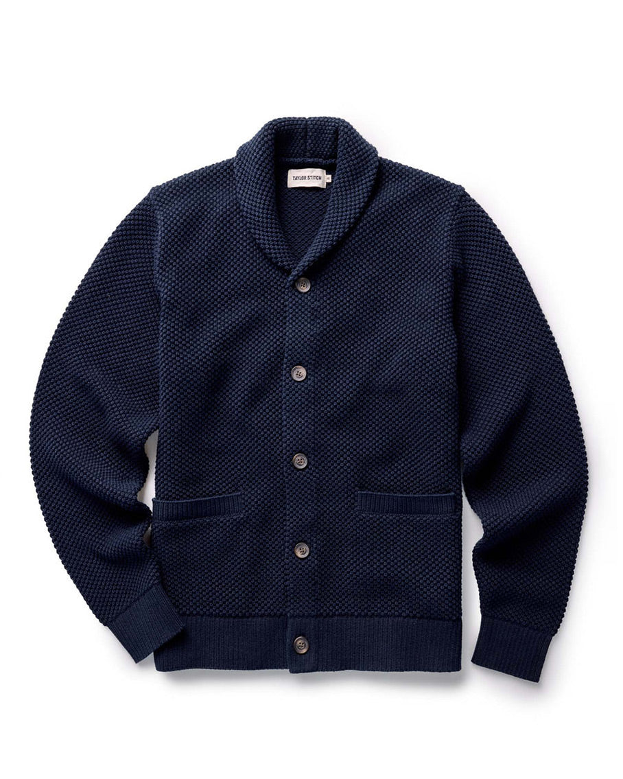 The Crawford Sweater in Navy: Featured Image, Knits by Taylor Stitch