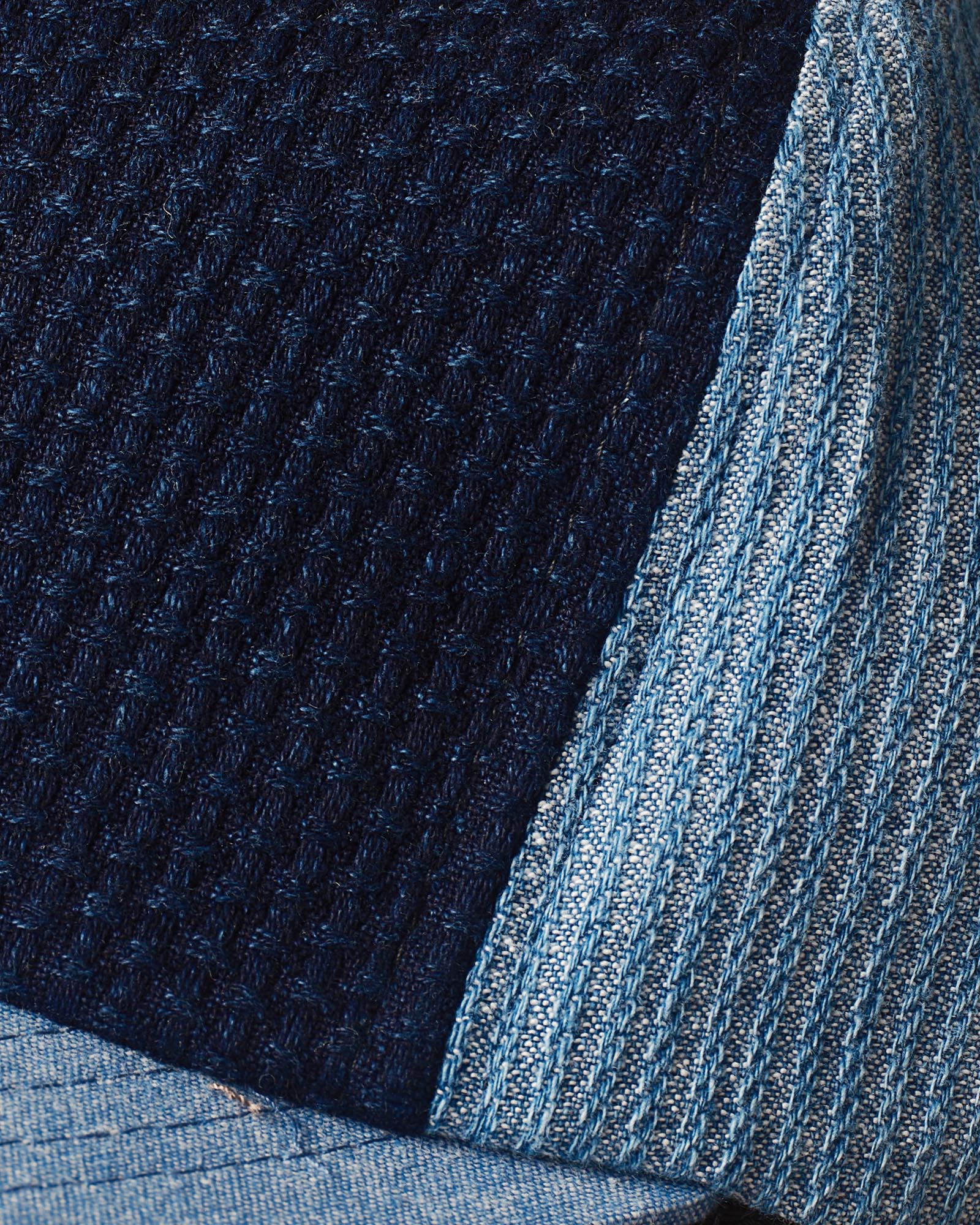 material shot of the seam on The Taylor Stitch x Hypeadelic Cap v2.14
