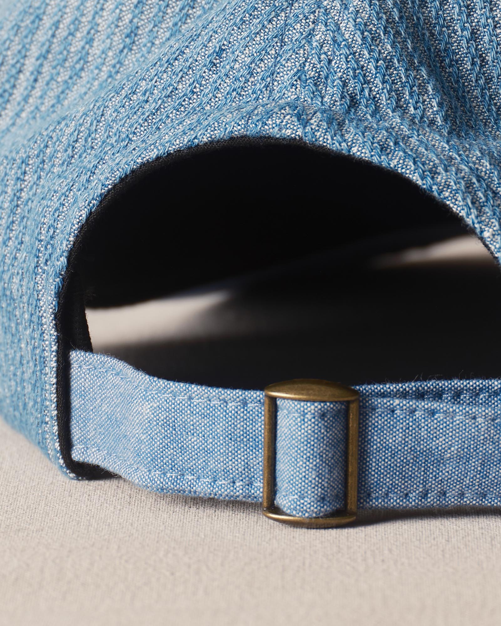 material shot of the strap on The Taylor Stitch x Hypeadelic Cap v2.14