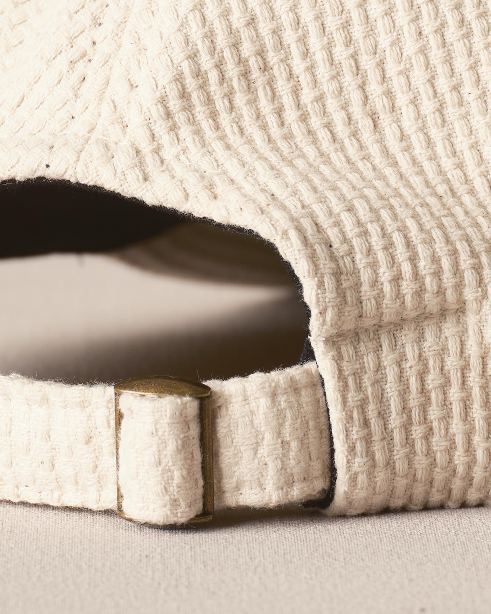 material shot of the strap on The Taylor Stitch x Hypeadelic Cap v2.21