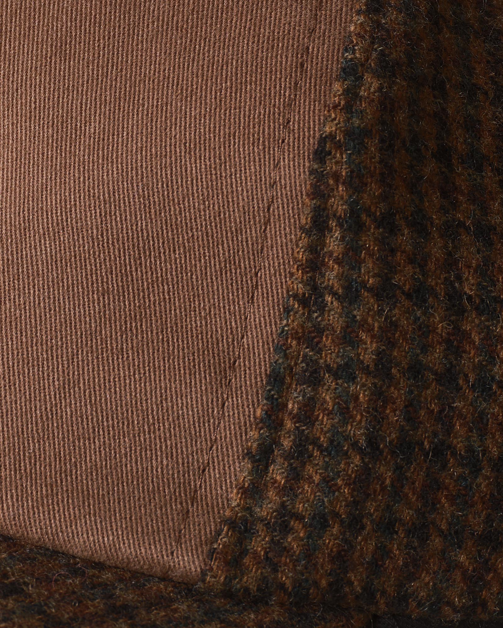 material shot of the seam on The Taylor Stitch x Hypeadelic Cap v2.26