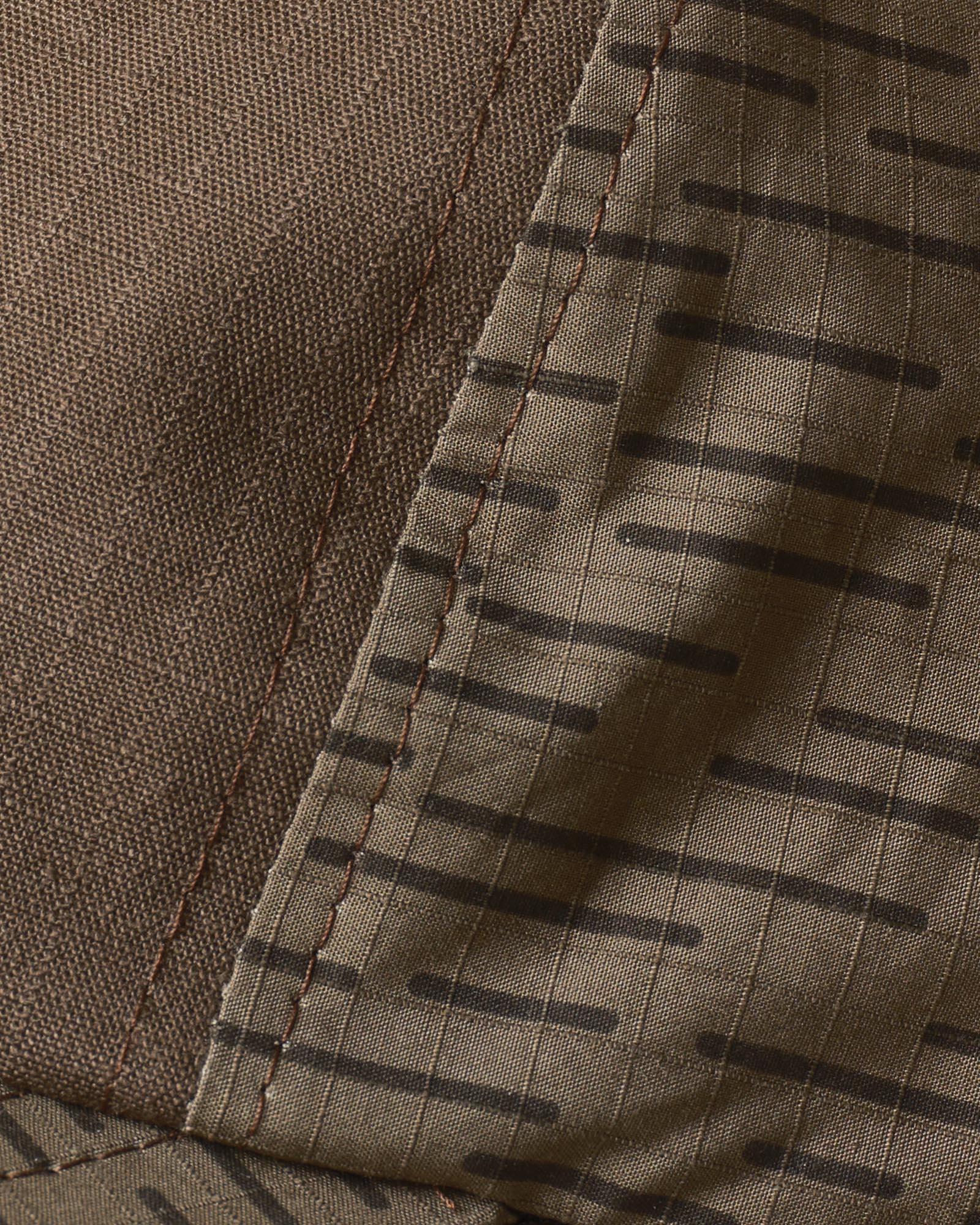 material shot of the seam on The Taylor Stitch x Hypeadelic Cap v2.28