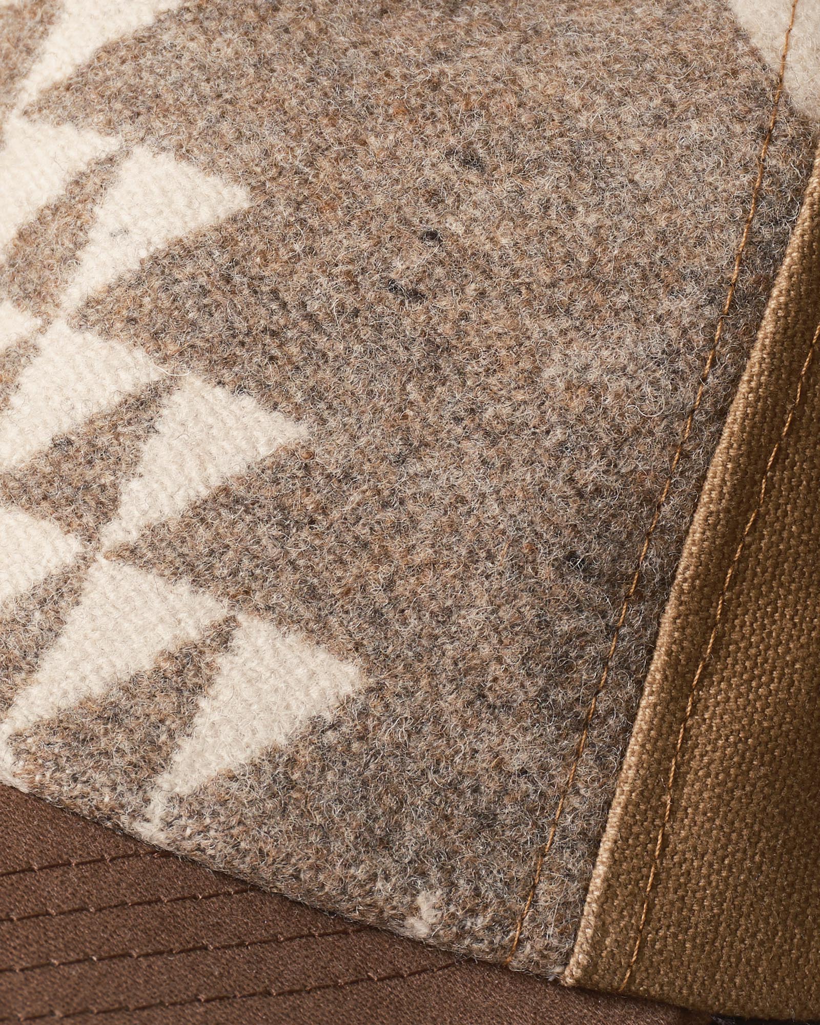 material shot of the seam on The Taylor Stitch x Hypeadelic Cap v2.33