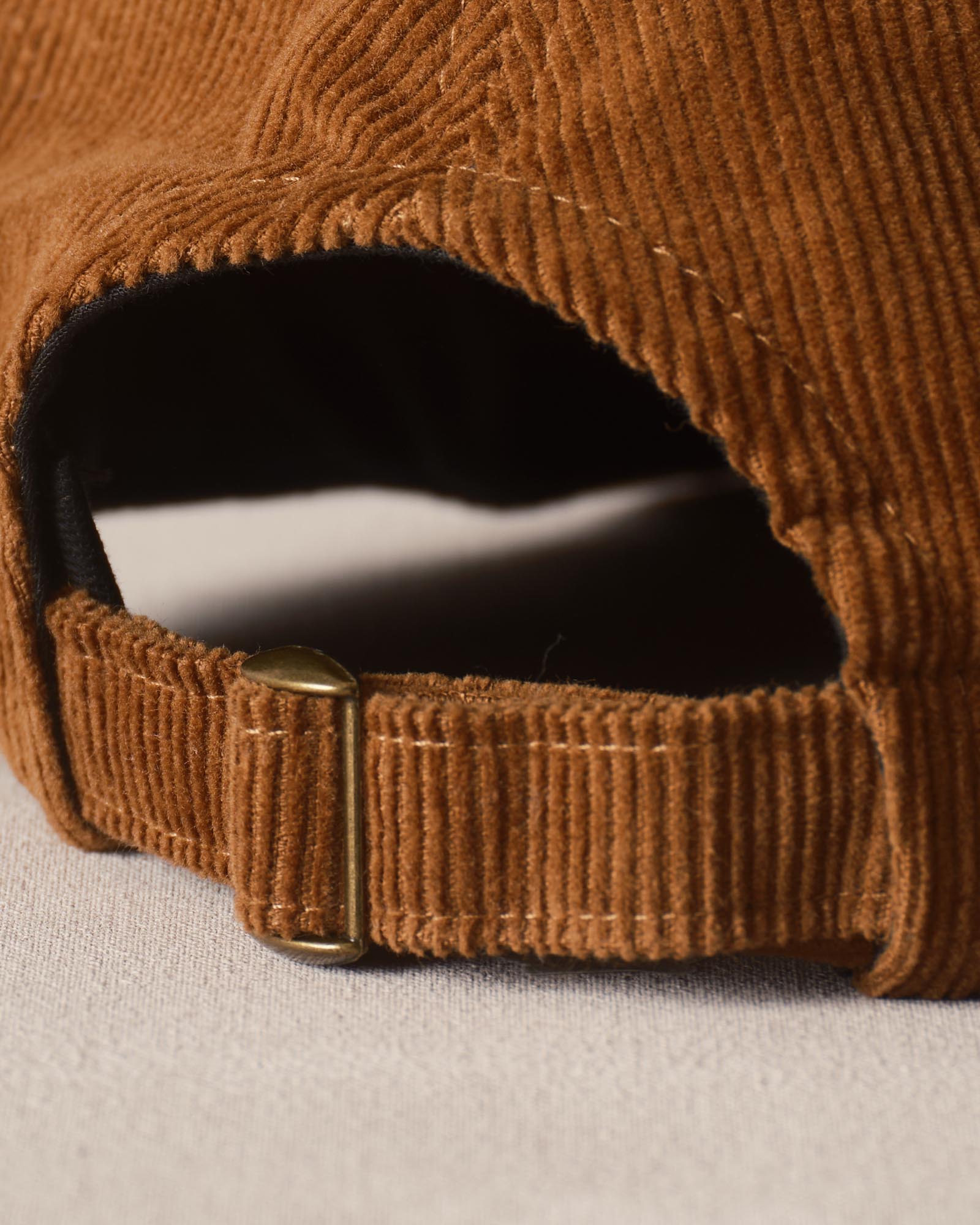 material shot of the strap on The Taylor Stitch x Hypeadelic Cap v2.35
