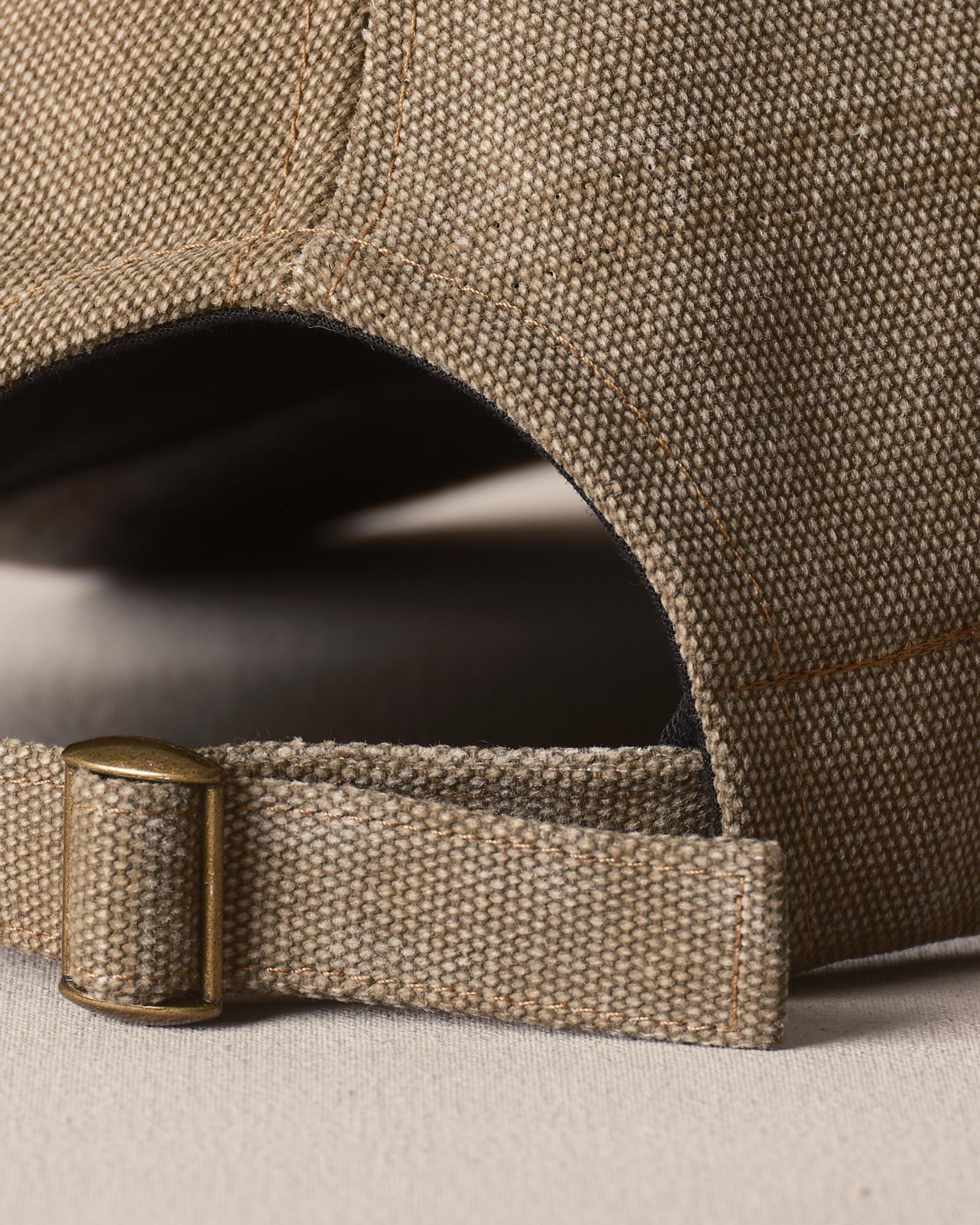 material shot of the strap on The Taylor Stitch x Hypeadelic Cap v2.39