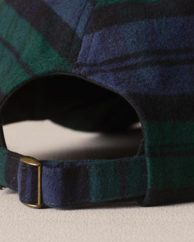 material shot of the strap on The Taylor Stitch x Hypeadelic Cap v2.42