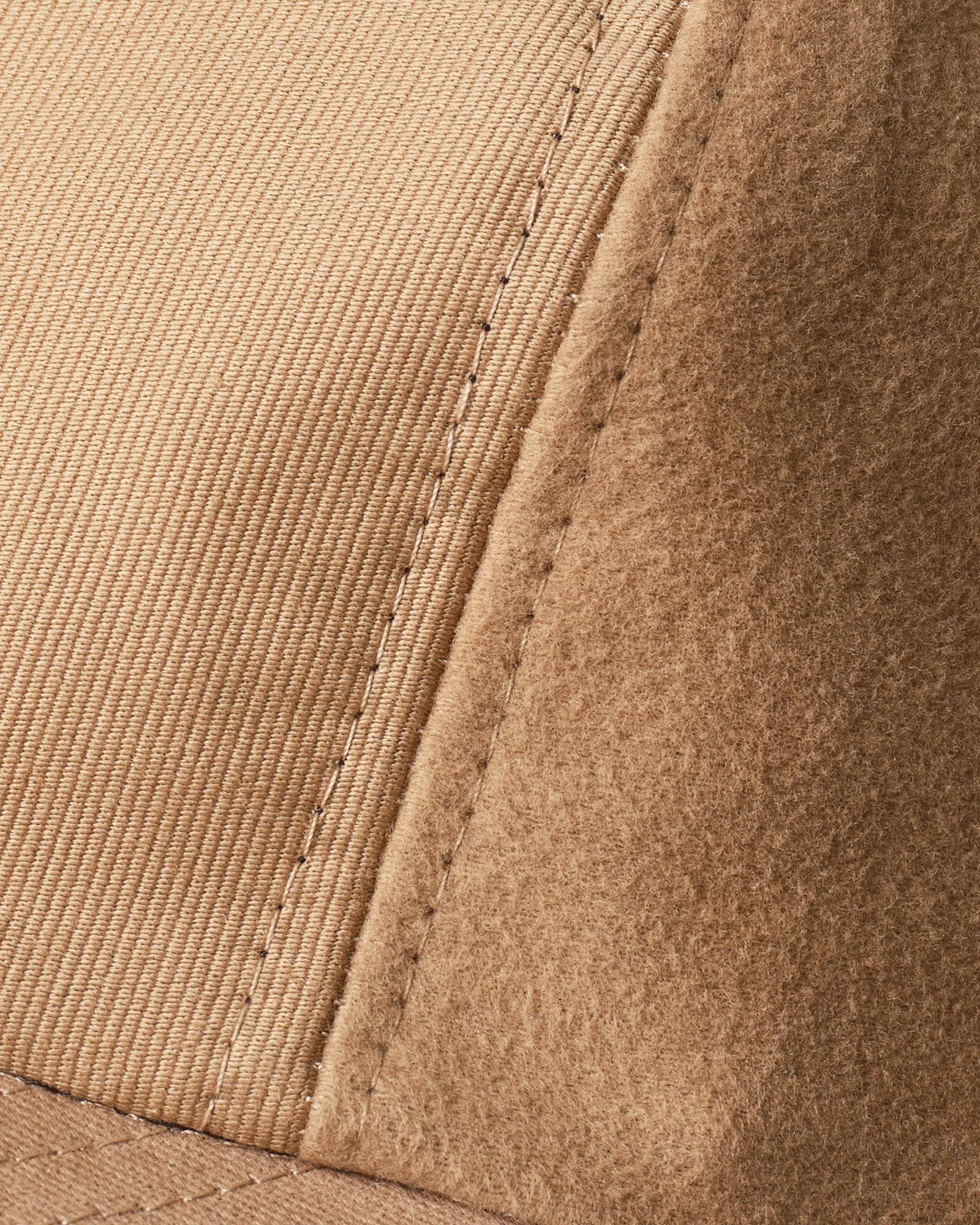 material shot of the seam on The Taylor Stitch x Hypeadelic Cap v2.46