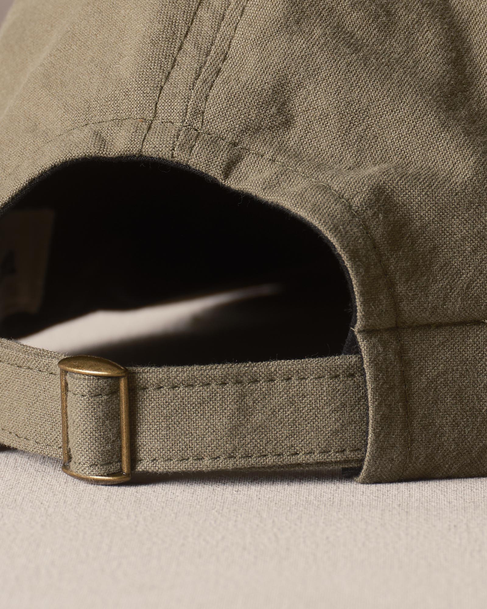 material shot of the back strap on The Taylor Stitch x Hypeadelic Cap v2.47