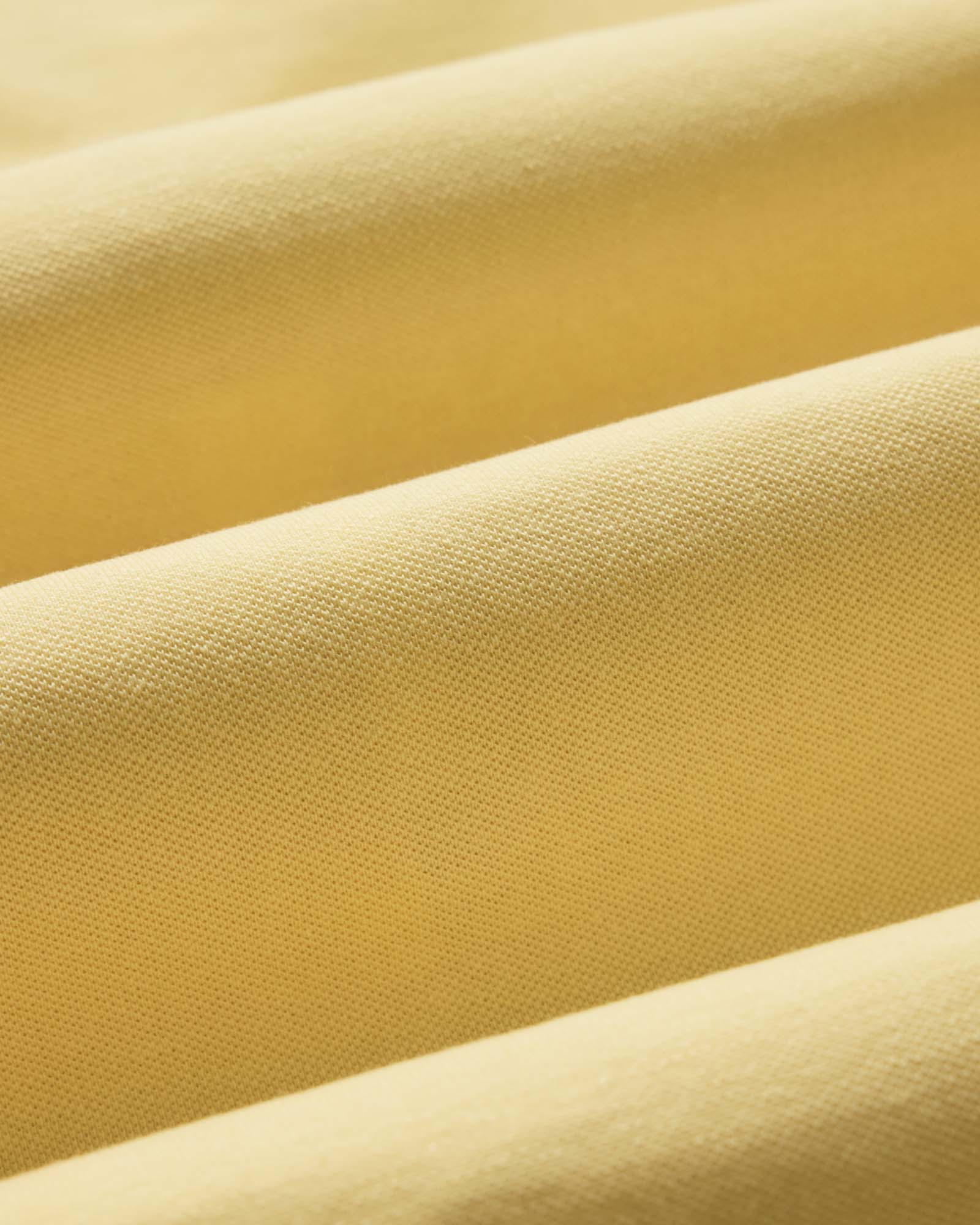 material shot of the fabric on The Cotton Hemp Polo in Straw Pique, Knits by Taylor Stitch