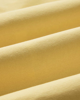 material shot of the fabric on The Cotton Hemp Polo in Straw Pique, Knits by Taylor Stitch