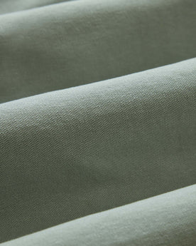 material shot of the fabric on The Cotton Hemp Polo in Surf Green Pique, Knits by Taylor Stitch