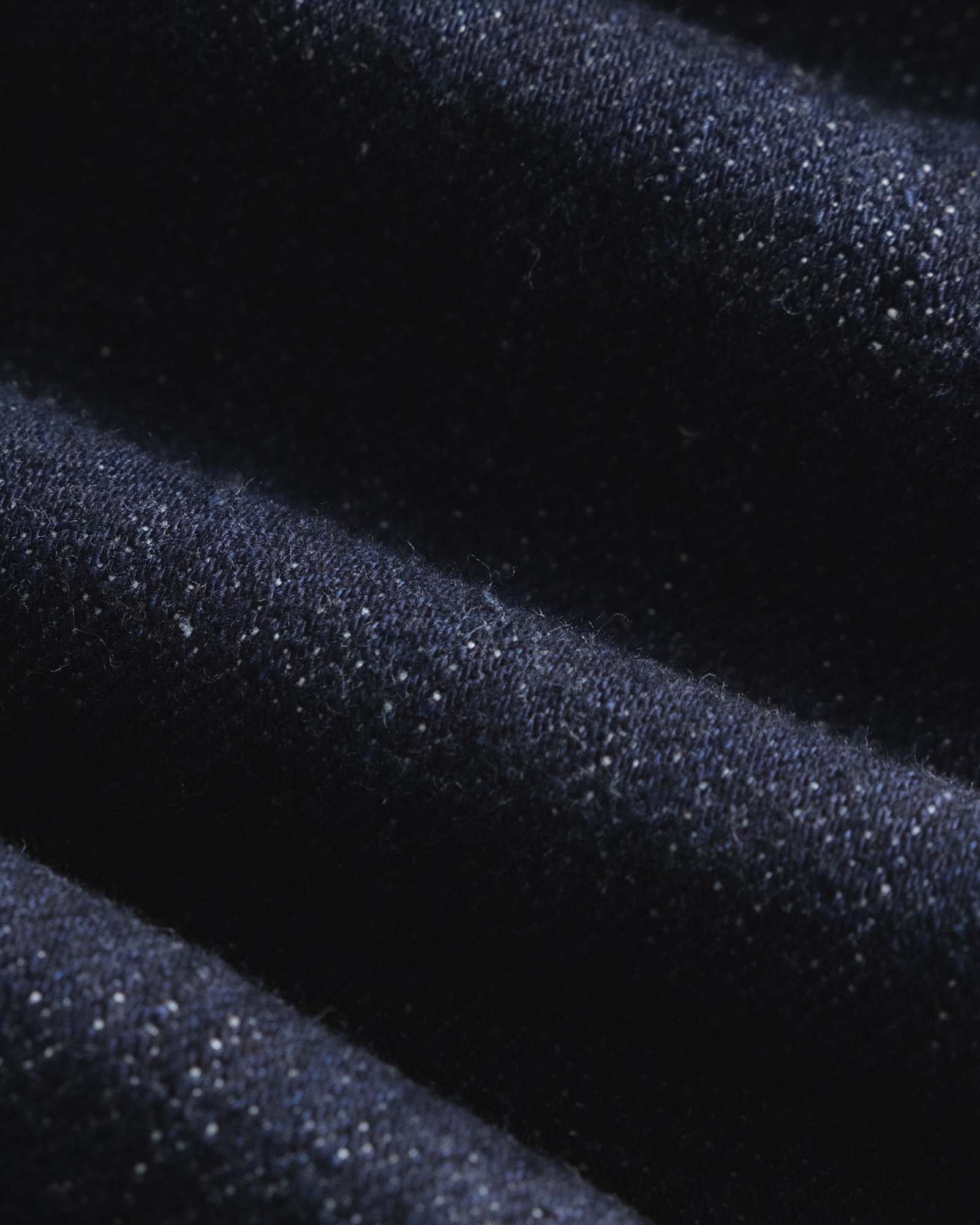 material shot of the fabric on The Democratic Jean in Rinsed Yoshiwa Selvedge, Bottoms by Taylor Stitch