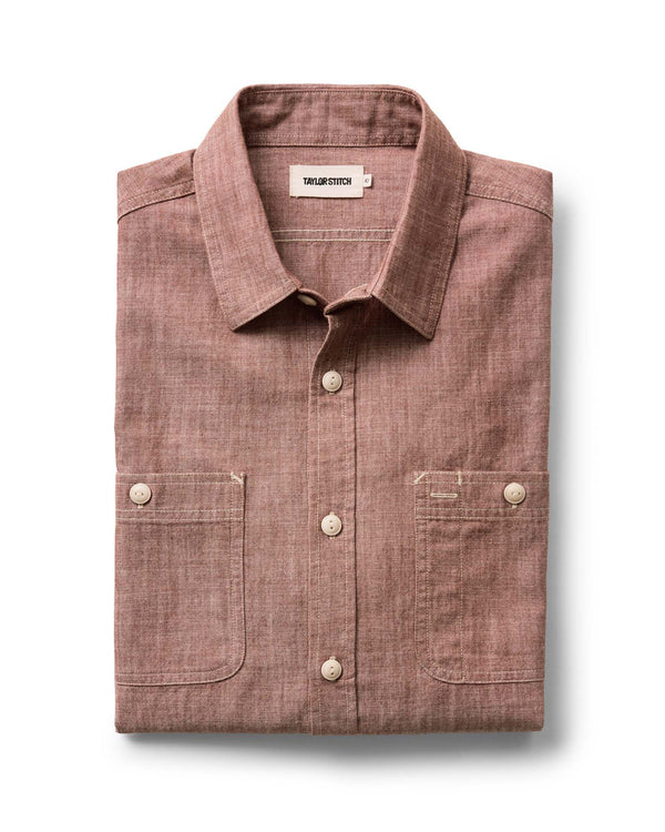 The Foundry Shirt in Brick Chambray