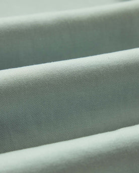 material shot of the fabric on The Hawthorne Shirt in Surf Green, Wovens by Taylor Stitch