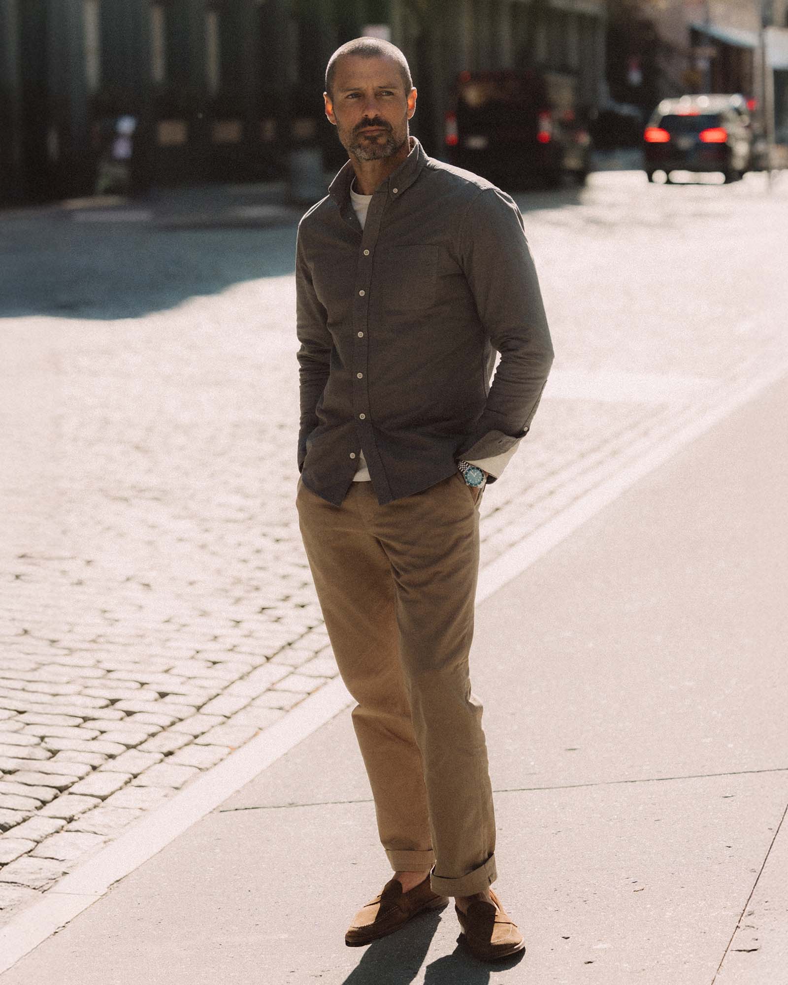 The Jack in Smoke Oxford: Alternate Image 2, Wovens by Taylor Stitch