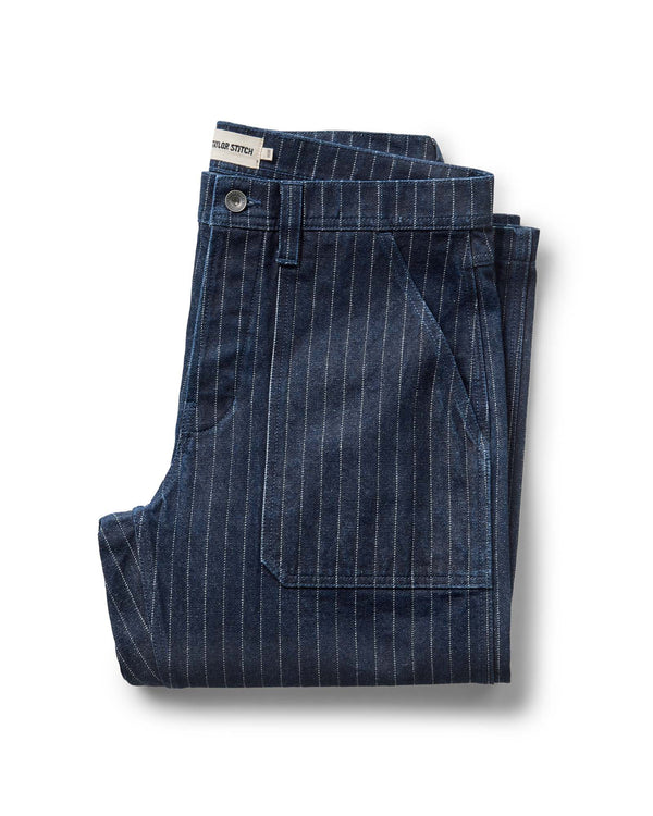 The Mariner Jean in Rinsed Indigo Dobby Denim