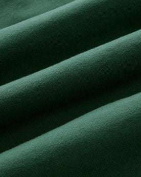material shot of the fabric on The Rugby Shirt in Ivy, Knits by Taylor Stitch