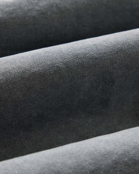 material shot of the fabric on The Shifter Jacket in Dark Grey Pigment Canvas, Outerwear by Taylor Stitch