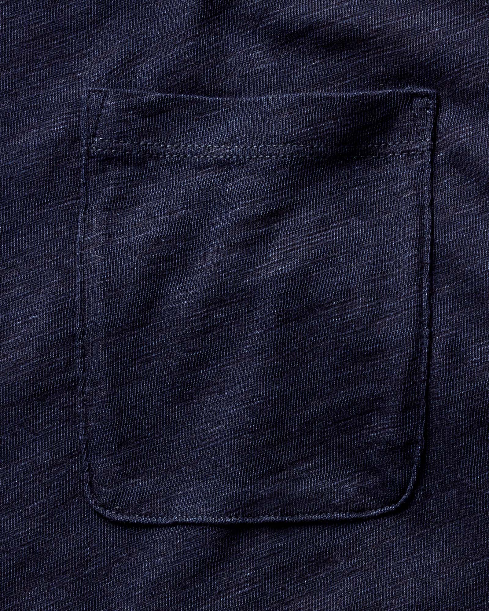 folded flatlay of The Organic Cotton Tee in Rinsed Indigo, Knits by Taylor Stitch