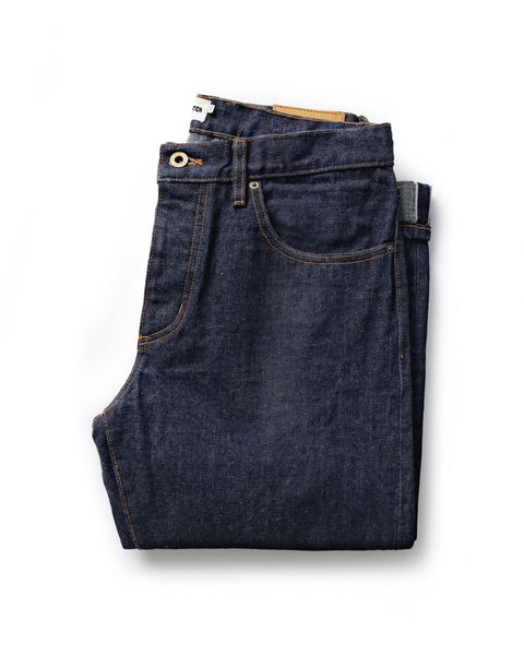 The Straight Jean in Rinsed Yoshiwa Selvedge | Taylor Stitch