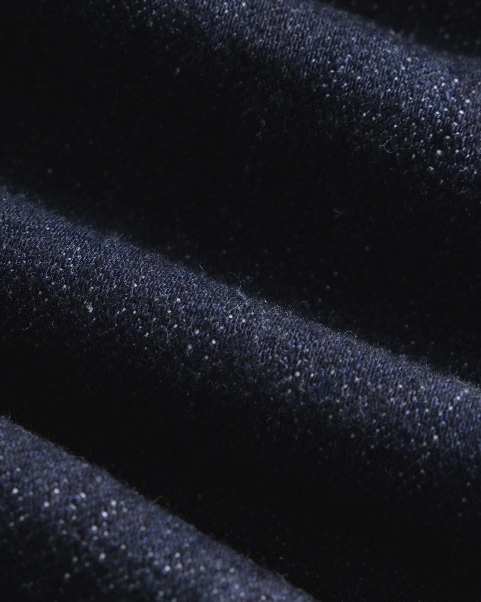 material shot of the fabric on The Straight Jean in Rinsed Yoshiwa Selvedge, Bottoms by Taylor Stitch