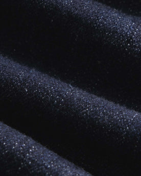 material shot of the fabric on The Straight Jean in Rinsed Yoshiwa Selvedge, Bottoms by Taylor Stitch