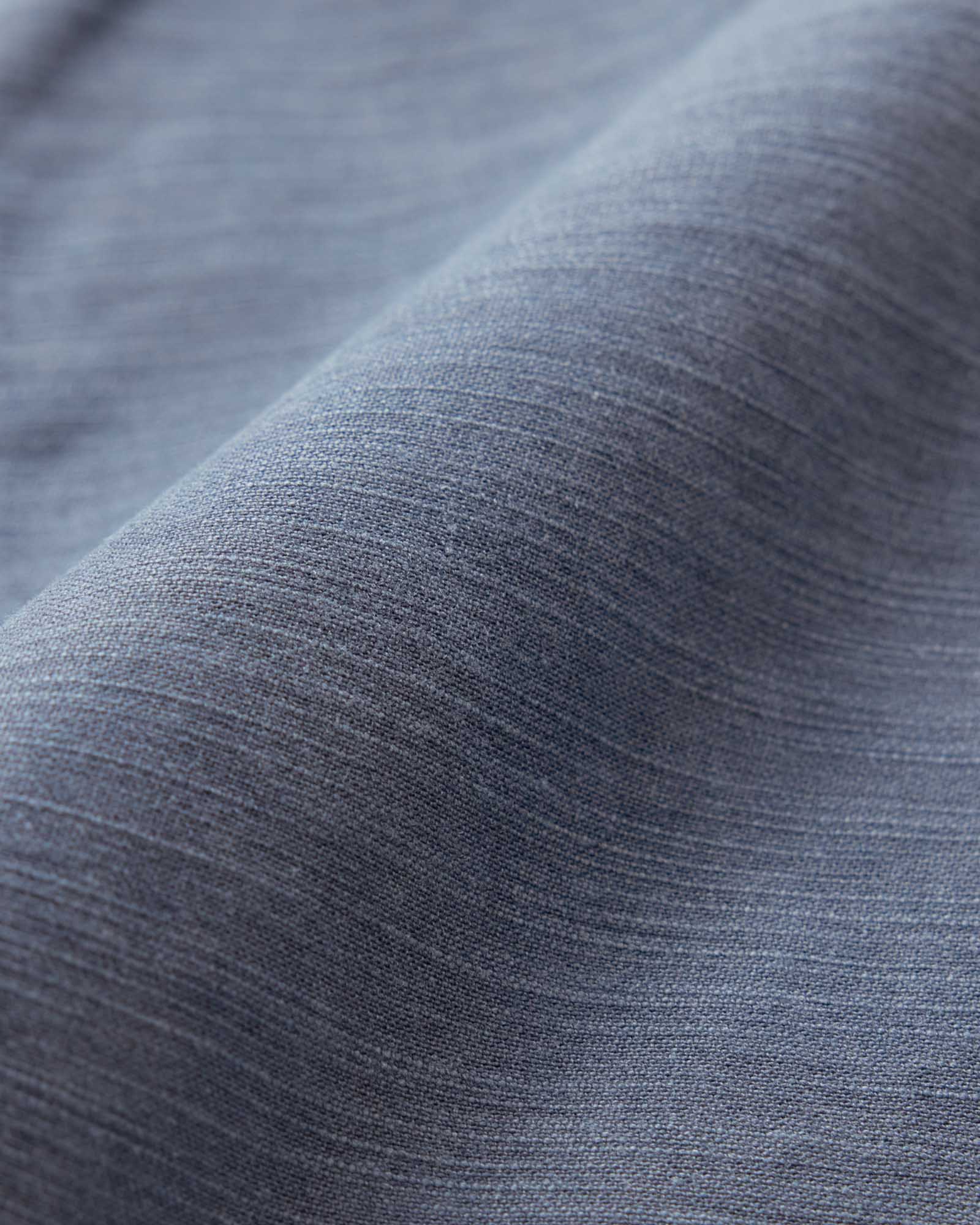 material shot of the fabric on The Surplus Short in Dark Navy Reverse Sateen, Bottoms by Taylor Stitch