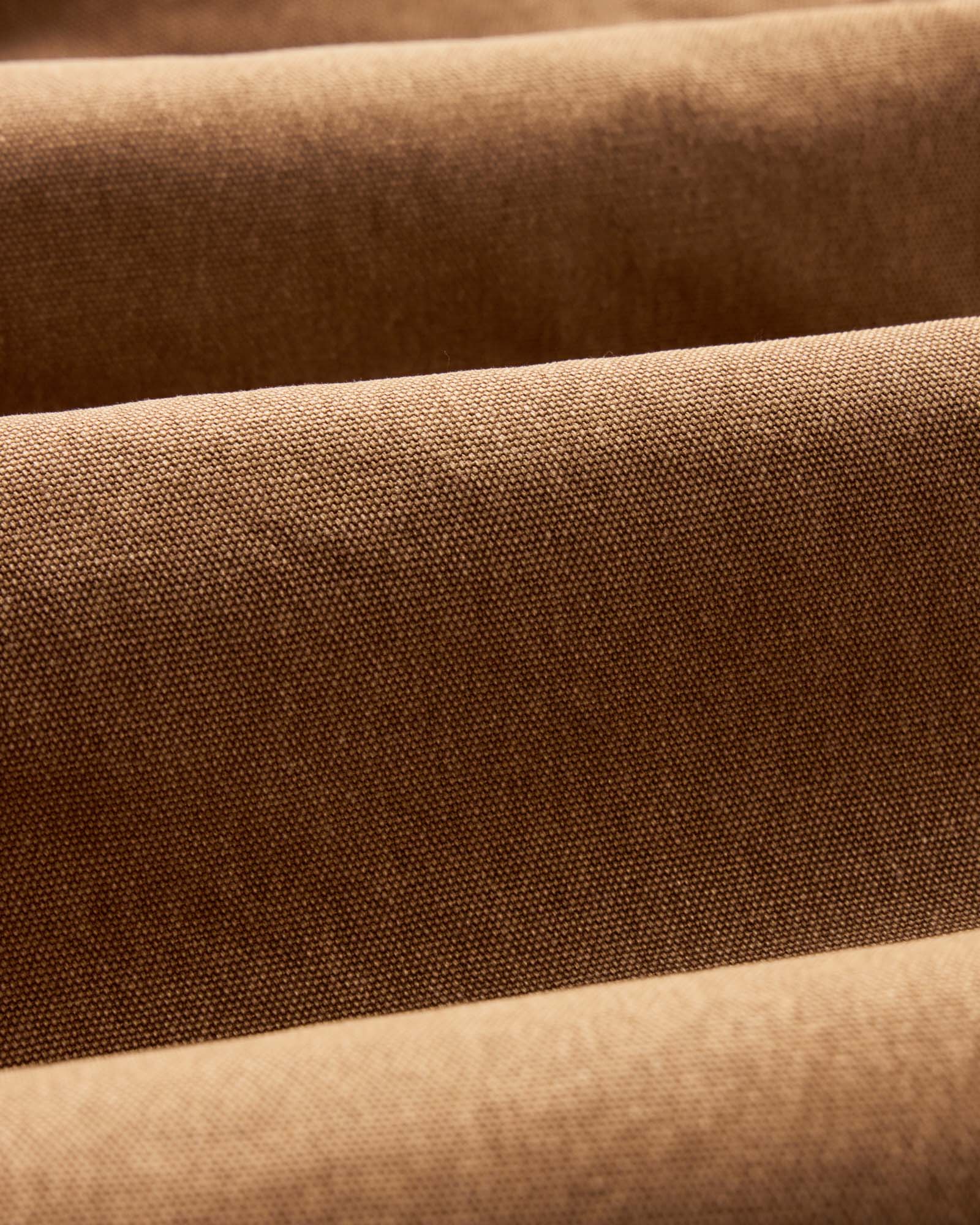 material shot of the fabric on The Longshore Jacket in Tobacco Chipped Canvas, Outerwear by Taylor Stitch