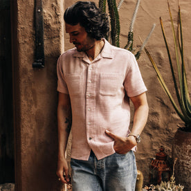 The Conrad Shirt in Orchid Jacquard - featured image