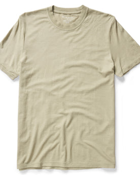 flatlay of The Cotton Hemp Tee in Sage, Knits by Taylor Stitch