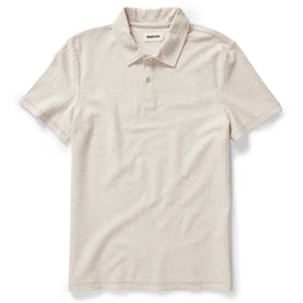 The Herringbone Polo in Heather Oat - featured image