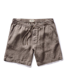 flatlay of The Apres Short in Canteen Hemp, Bottoms by Taylor Stitch