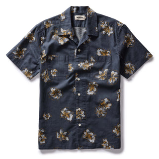 The Conrad Shirt in Dark Blue Floral