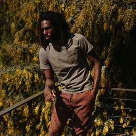 The Heavy Bag Tee in Smoked Olive - featured image