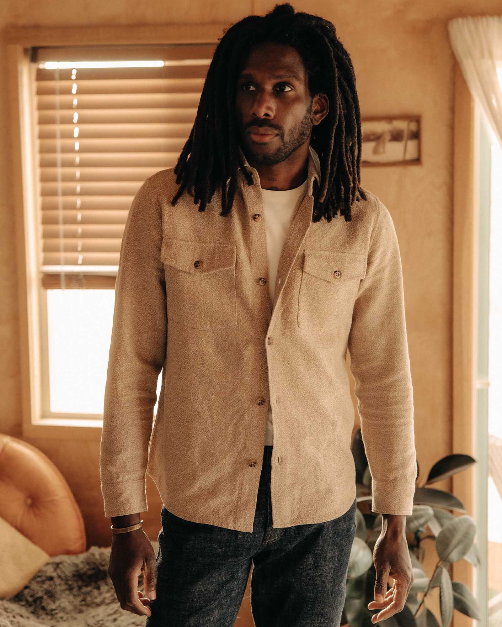 Picture of The Point Shirt in Oat - Men's