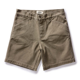 The Camp Short in Stone Chipped Canvas - featured image