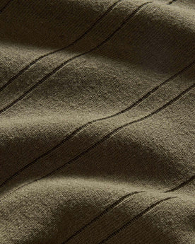 material shot of the ribbing on The Valencia Sweater Polo in Cilantro Rib, Knits by Taylor Stitch