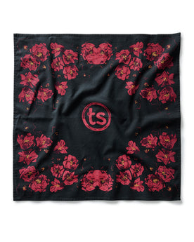 flatlay of The Bandana in Cactus Floral, Accessories by Taylor Stitch