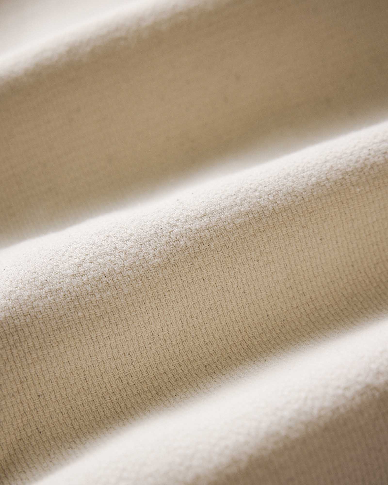 material shot of the fabric on The Crew Jacket in Seeded Natural Sashiko, Outerwear by Taylor Stitch