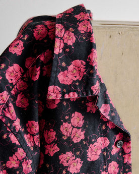 material shot of The Hawthorne Shirt in Cactus Floral hanging, Wovens by Taylor Stitch